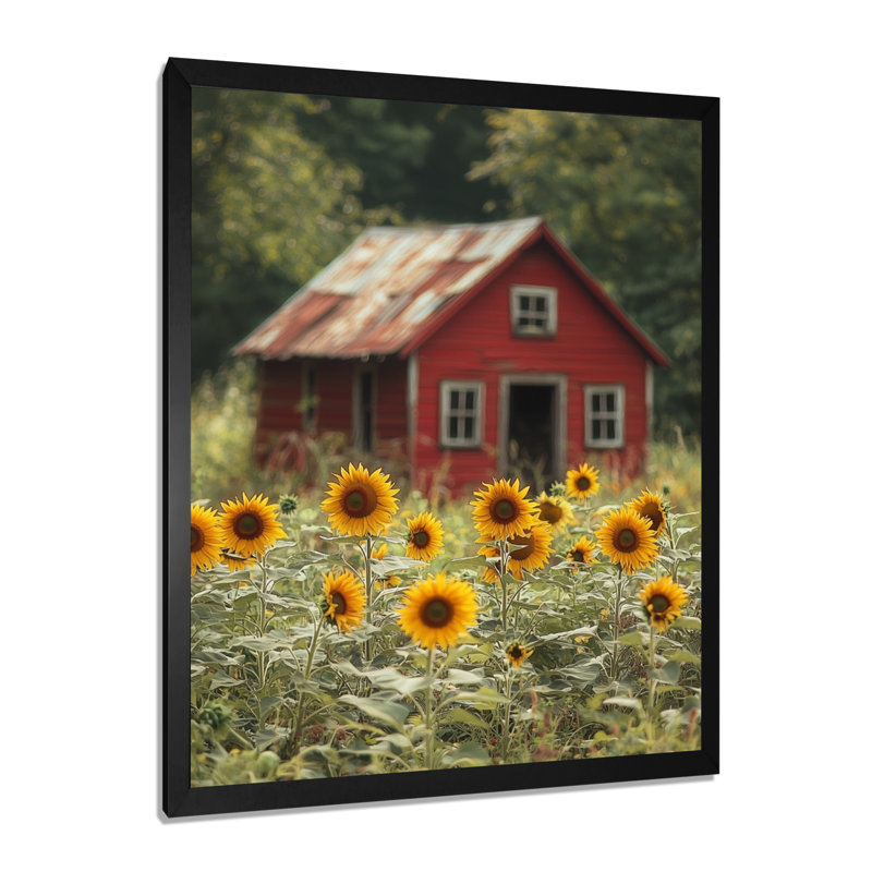 Gatti - impressions sur toile florales, H 20 po x l 12 po, Reproduction encadrée d'une seule photo, Noir, noir, noir, noir