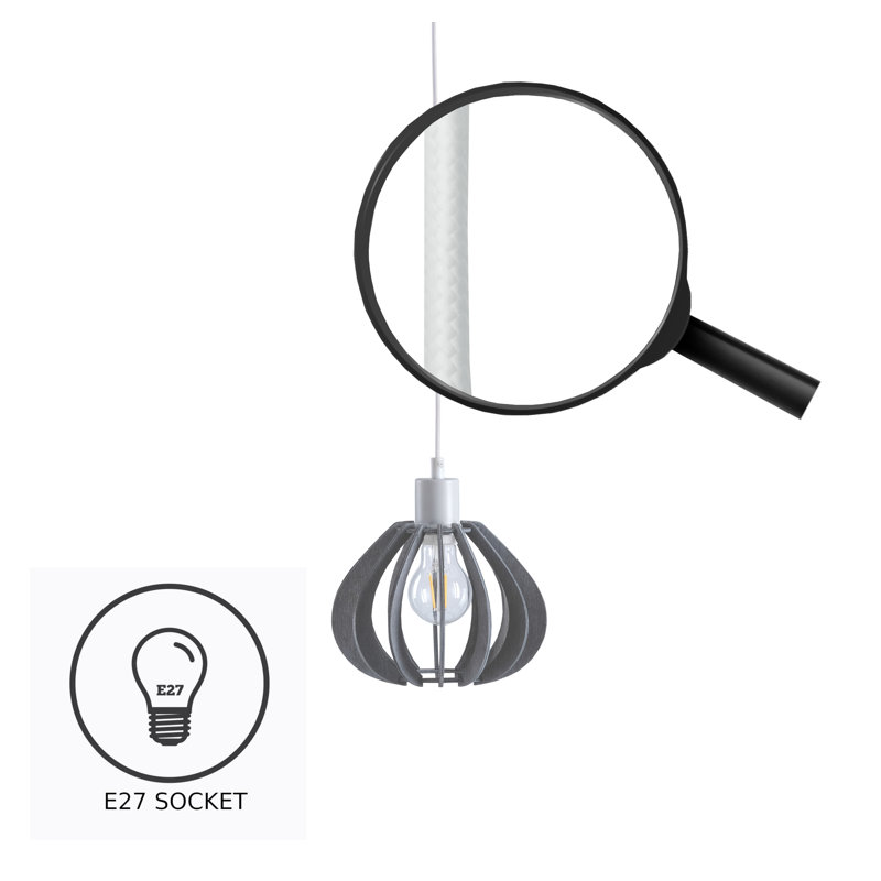Parma 5 - Light Cluster Pendant, Grey