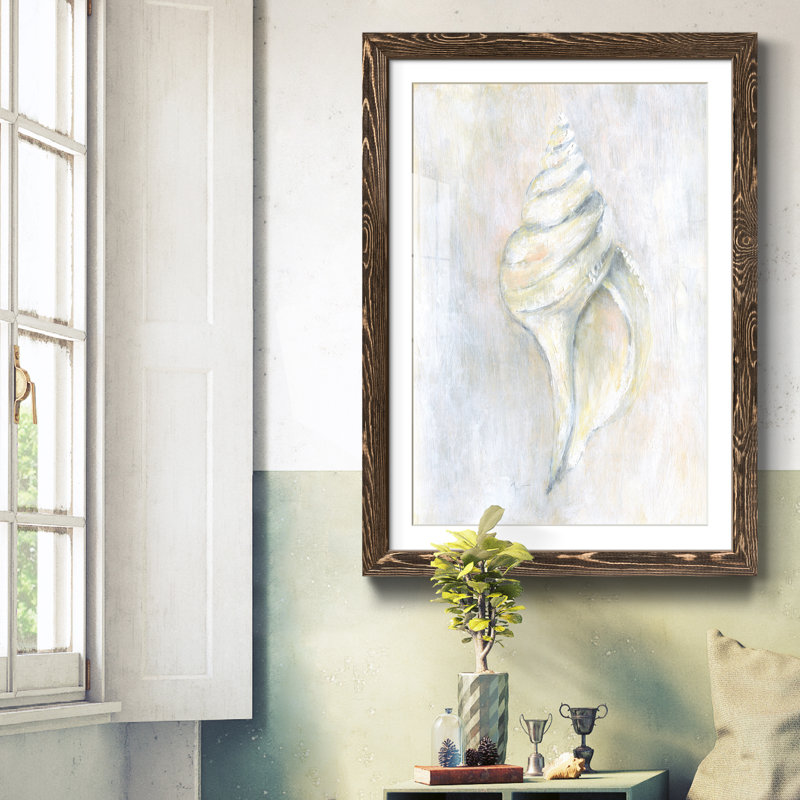 Petite Botanical II - Cadre photo, reproduction d'art sur papier, H 37,5 po x l 27,5 po x P 1,5 po, Papier, cadre noyer