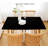 Fitted Rectangle Tablecloth Spandex Stretch Black Cocktail Table Cover Elastic Edge Topper Cap For Dining Wedding Party Picnic 42 X 72 Inch
