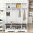 Hall Tree with 8 Hooks and Open Compartments-1239364702