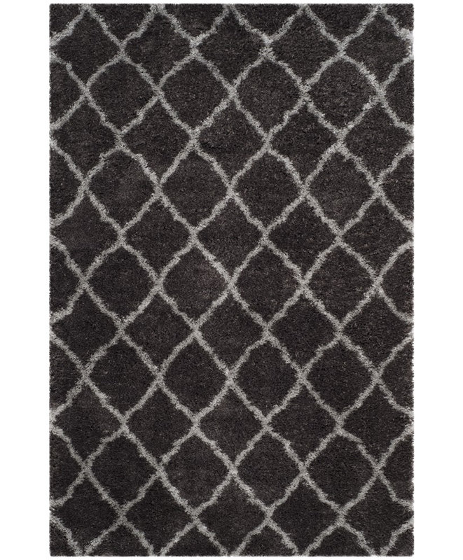 Nanni Indie Shag Performance Geometric Rug, Rectangle 4' x 6'