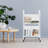Rolling 4-compartment Book Storage and Display Stand-1869207957
