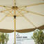 Parasol ventilé de table de patio, parasol d'extérieur, parasol de patio