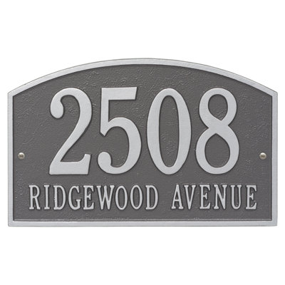 Legacy 2-Line Wall Address Plaque
