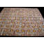 Tapis carré crocheté à motif géométrique antique