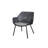 Vibe Black/Graphite Patio Lounge Chair