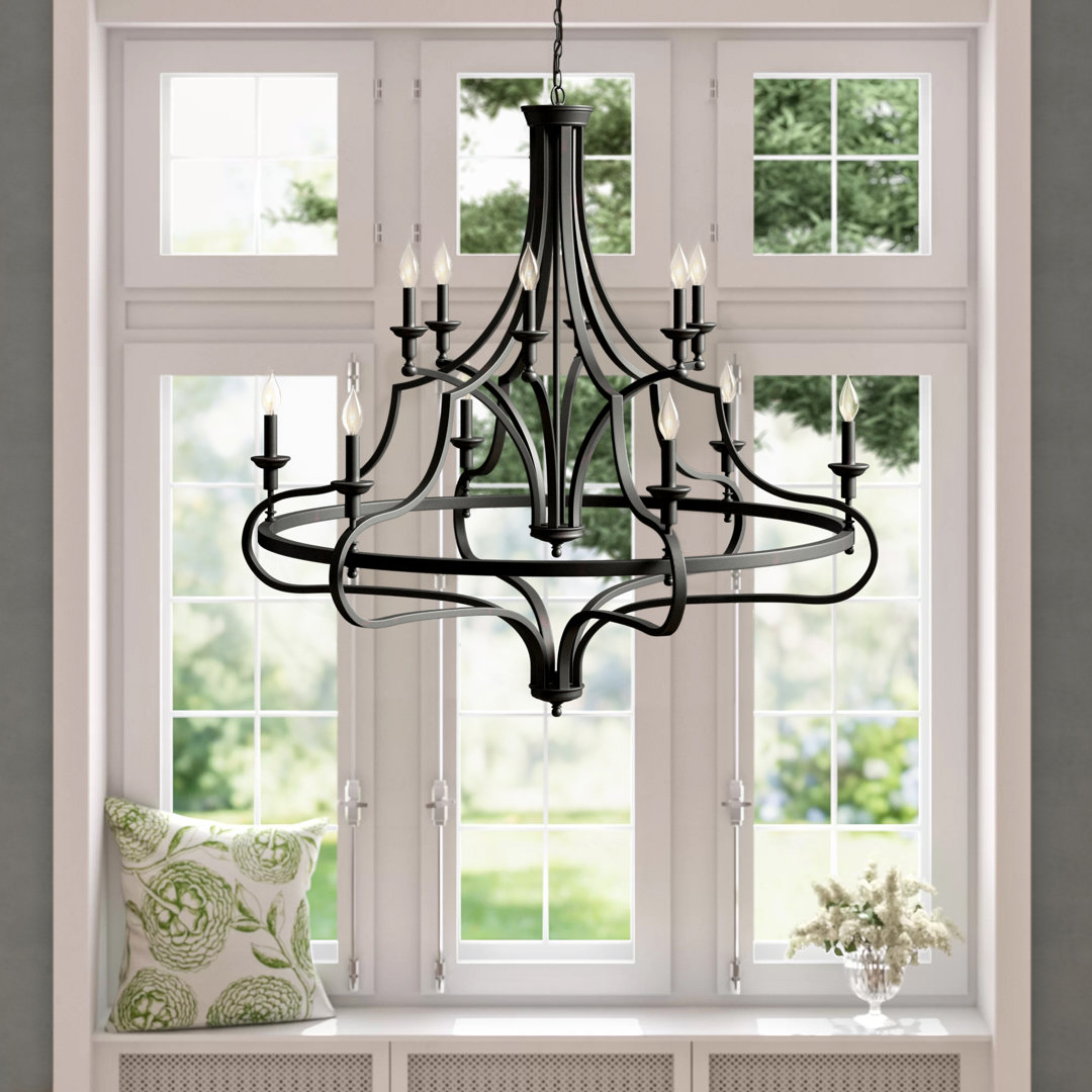 Trenten 12 - Light Candle Style Empire Chandelier Canora Grey