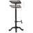 Quam Swivel Adjustable Height Counter Stool with Metal Frame
