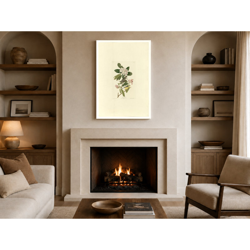 Canada Warbler, Plate 103 (1833) — Portrait Canvas Wall Art, 36" W x 24" H
