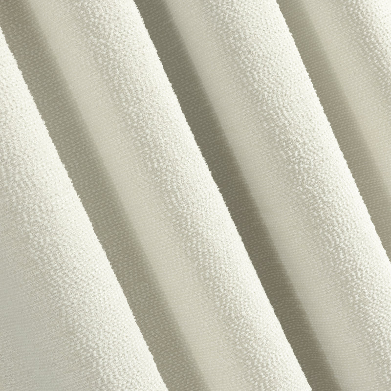 Soffia Boucle Texture Blackout Thermal Rod Pocket Curtains, 2 Panels