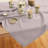 100% Pure Linen Hemstitch Table Throw - Classic Hemstitch-111758767