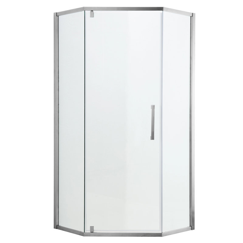Cabine de douche en verre trempé, 34-1 / 8 "X 72", Douche de salle de bain