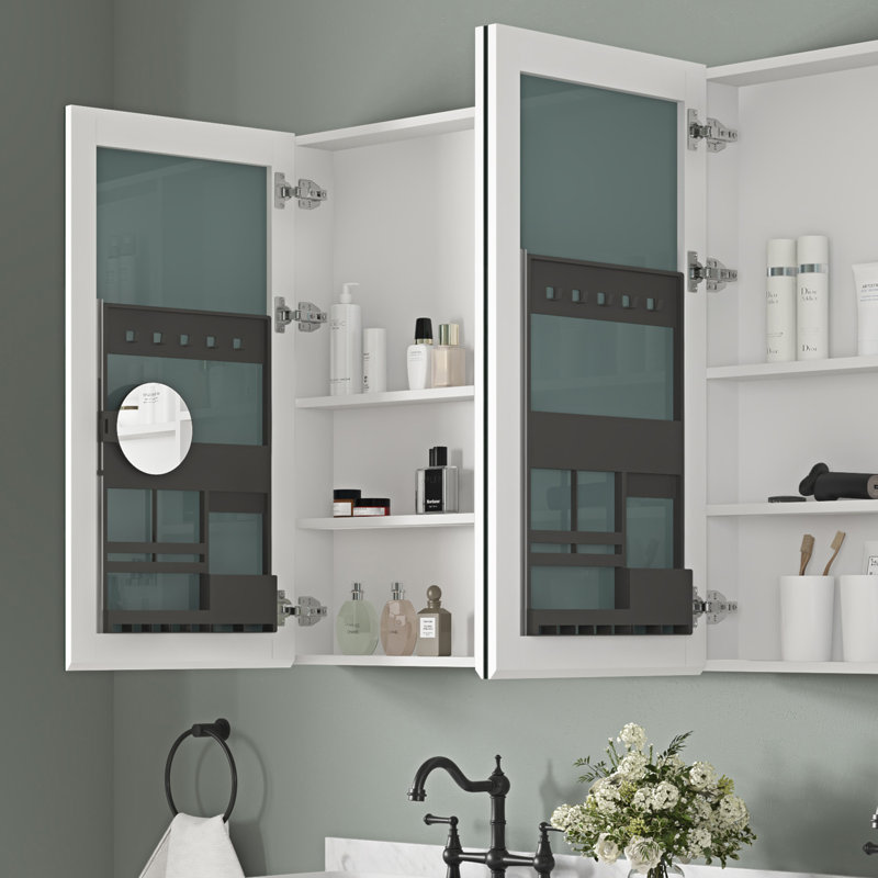 Armoire à pharmacie 72 po x l 36 po à surface sans miroir, bords biseautés, H 36 po x l 72 po x P 4,8 po