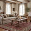 Tapis oriental rouge / ivoire Shelburne-20495570