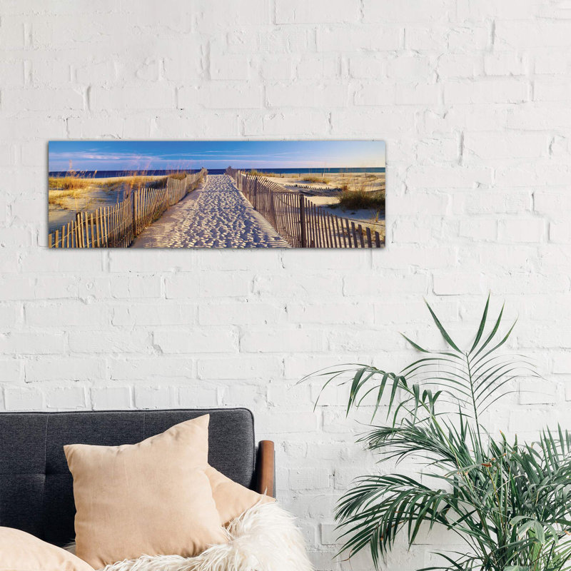 Beach Pathway, Santa Rosa Island, Florida, Usa by Panoramic Images - Wrapped Canvas Panoramic Print
