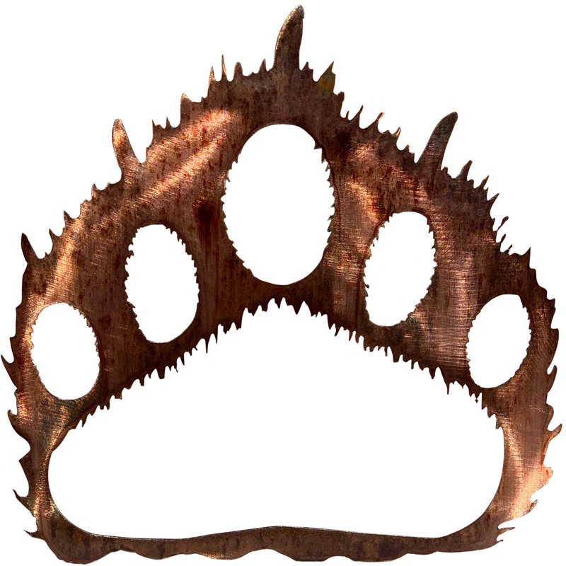 Bear Paw - Medium Hammered Black, Brown