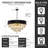 House of Hampton® Tiered Crystal Chandelier Light-786620905-786620903-786620900