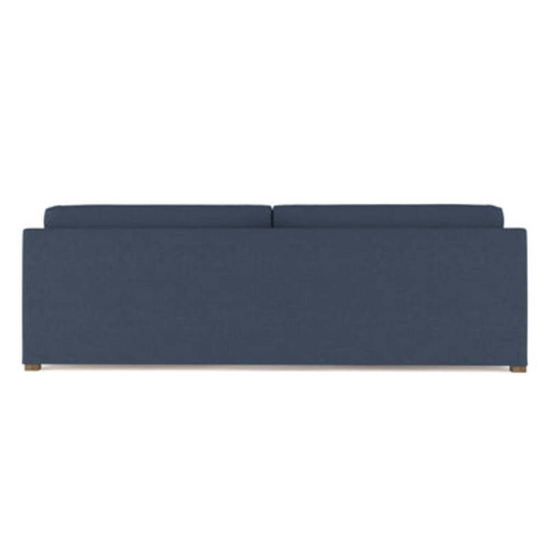 Madison Sofa, 33" H x 72" W x 41" D, Box Weave Linen Bluebell, Weathered