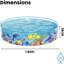 Vinyl Round Kiddie Pool 38.1cm H x 182.9cm W x 182.9cm L
