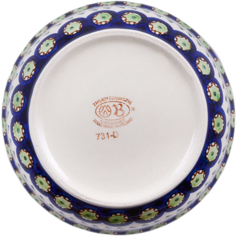 21.98 oz. Laurel Peacock Salad Bowl