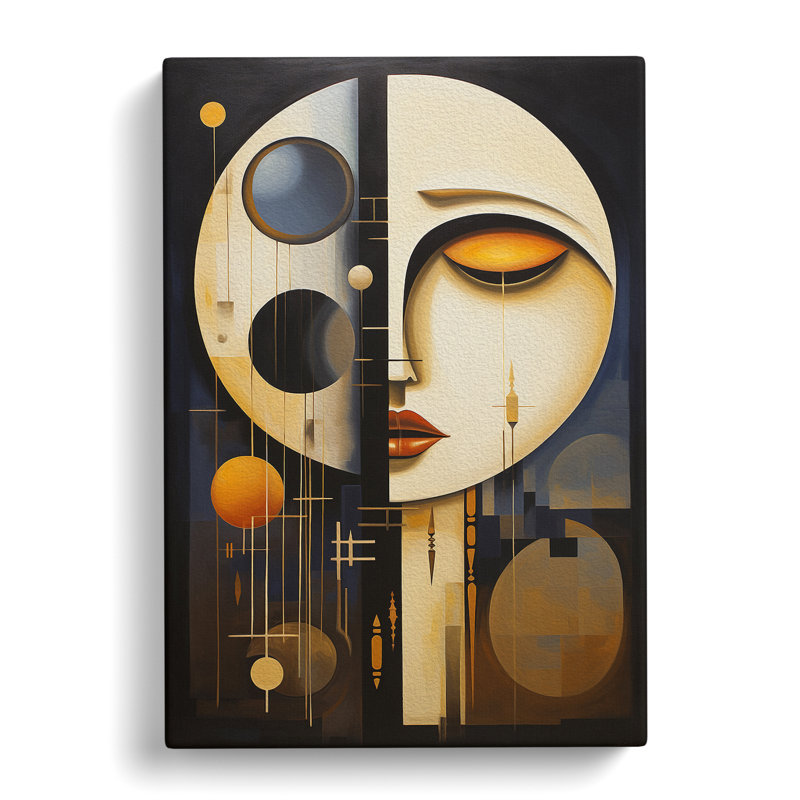 Moon Constructivism - No Frame Print, 60cm H x 40cm W x 3cm D