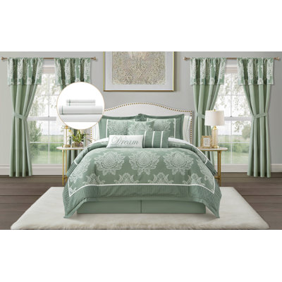 Ensemble d'édredon en microfibre 15 pièces Therese