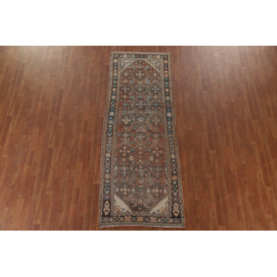 Geometric Traditional Runner Rug 3x9