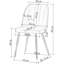Tufted Velvet/Suede Upholstered Armless Dining Chair with Adjustable Feet-887190668