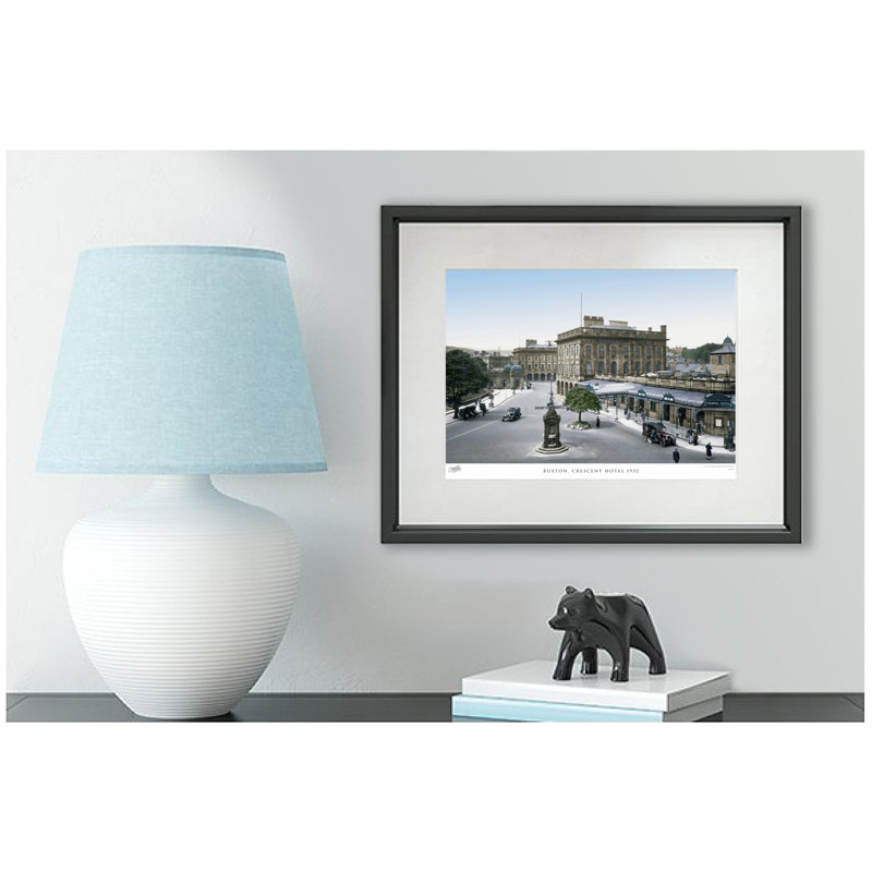 Buxton, Crescent Hotel 1932 - Single Picture Frame Print, 45cm H x 60cm W x 2.3cm D