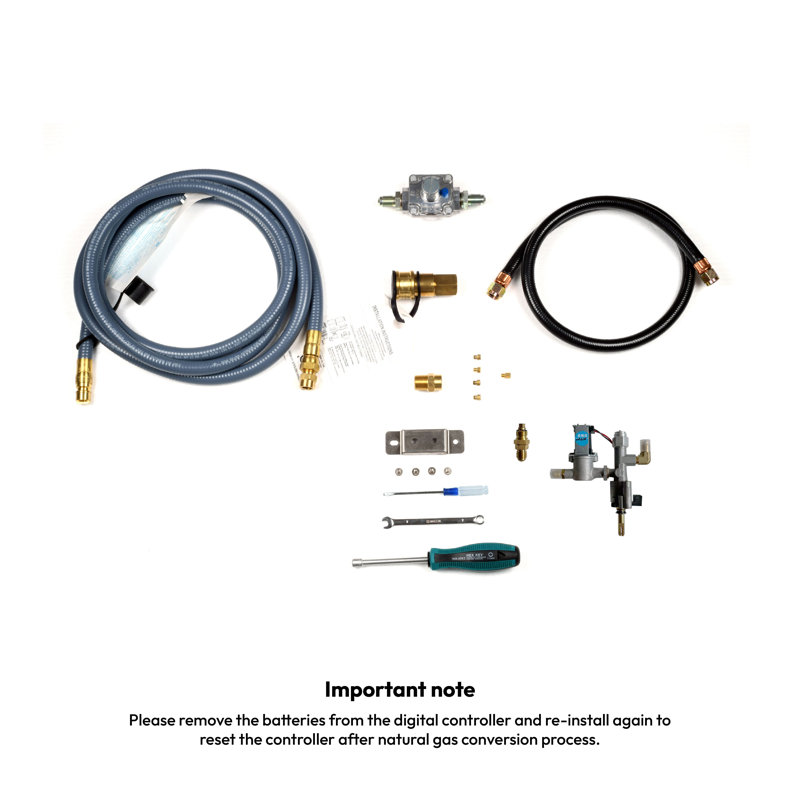 European Ledge Island Grill And Oven Natural Gas Conversion Kit