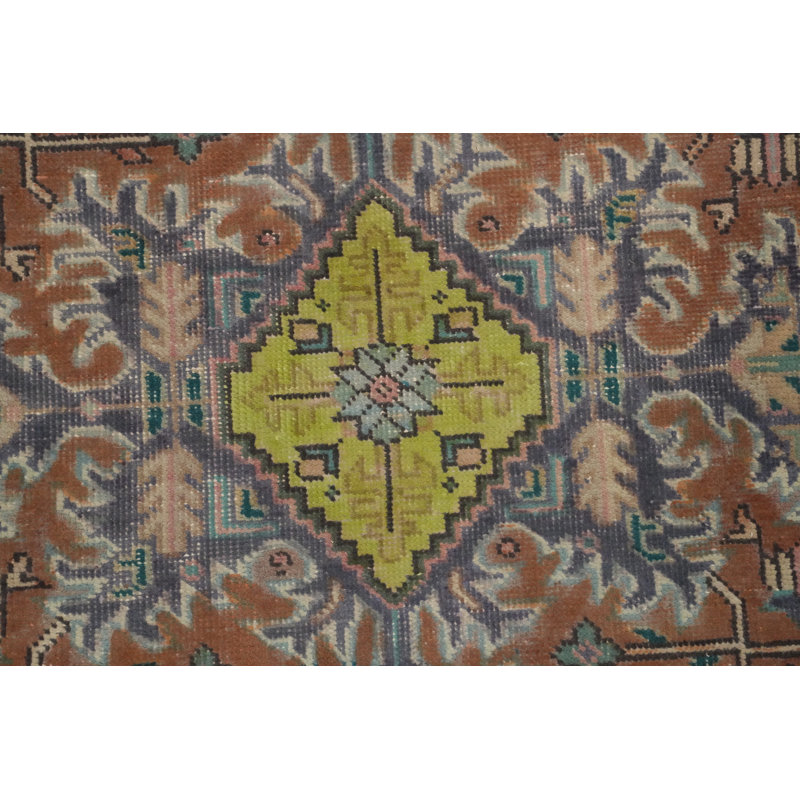 Tapis traditionnel vert clair 10 x 13