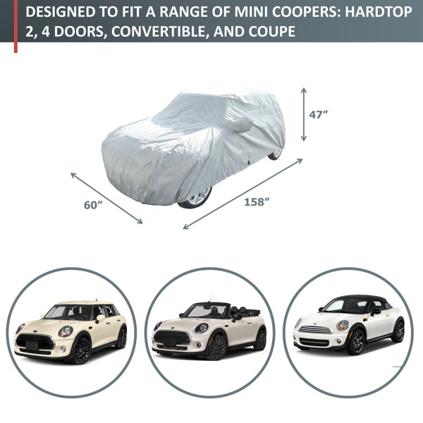 Covered Living Housse de voiture pour Mini Cooper, toit rigide 2