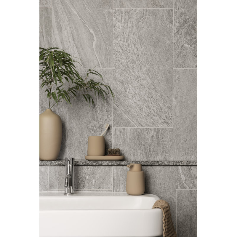 SONO Bathroom Accessory Set, Gray