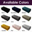Alax 102cm Wide Rectangle Geometric Standard Ottoman with Storage-2127219573