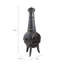 Round Steel Smokeless Chimnea