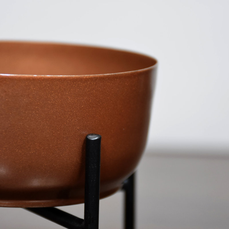 Handmade Metal Pot Planter, Copper