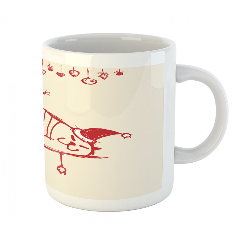 Grande tasse à café amusante pour chat