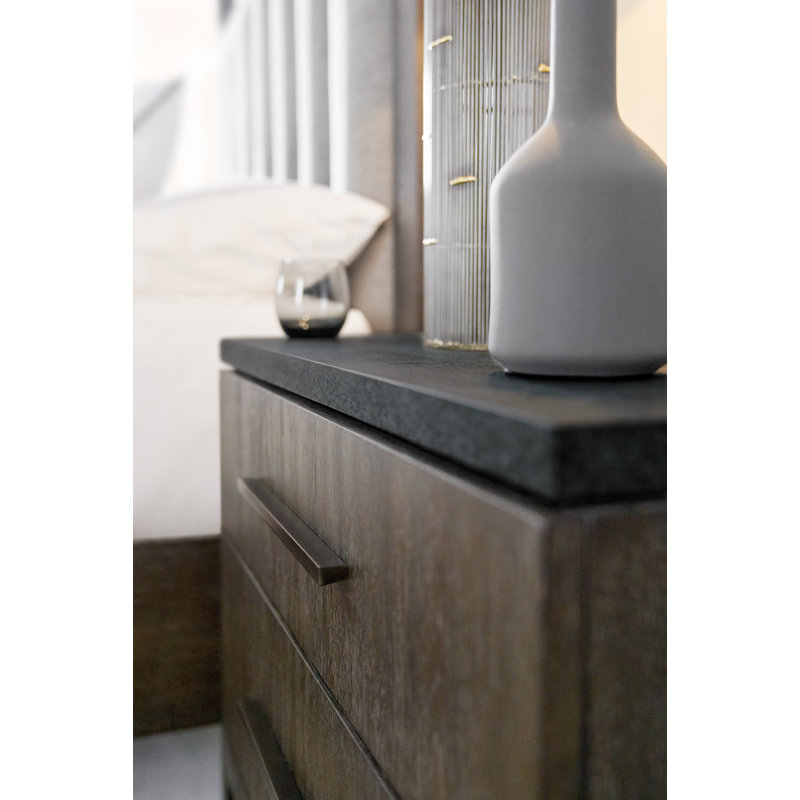 Miramar Aventura San Marcos Stone Top 2 Drawer Nightstand