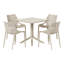 Ensemble repas carré pour 4 personnes-468136292