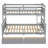Twin over Full Bunk Bed with Ladder and Storage Drawers-1843766904