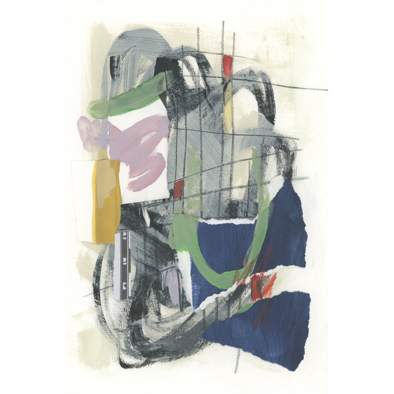 Swatch Bored I by June Erica Vess - Wrapped Canvas Print, 46 cm H x 30 cm W