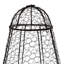 Iron Mesh Cloche Plant Protector with Removable Cover - 6-Pack