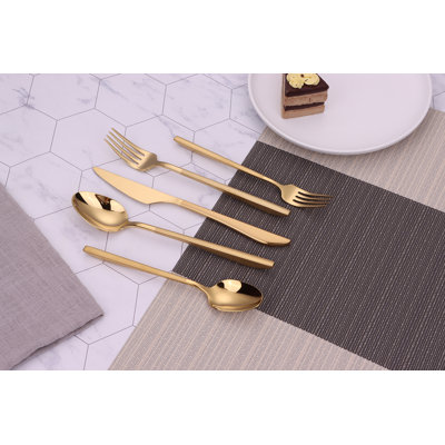 Mercer41 Martenous Stainless Steel Flatware Set - Service for 4