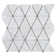 Polished Triangle 2" x 2" Marble Mosaic Tile in Crema Marfil