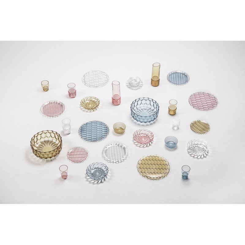 Jellies Transparent Or Mass-dyed Thermoplastic Technopolymer Bowl, Light Blue