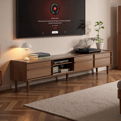 Meuble télé moderne et rétro