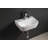 Elanti 11.625'' White Ceramic Rectangular Bathroom Sink