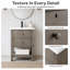 Meuble-lavabo double avec plateau en céramique Lunnete-134282210
