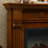 Walnut Solid Wood Electric Fireplace